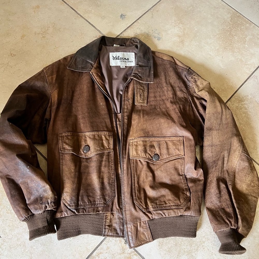 Wilson Brown Bomber Jacket